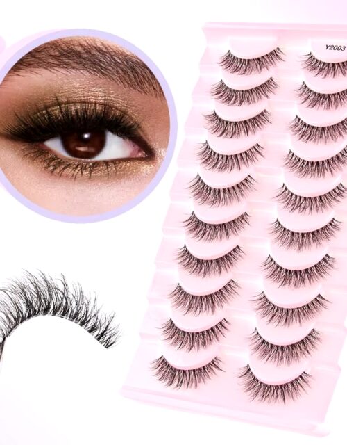 Eyelashes 10 pairs Natural Full False Eyelashes 3D